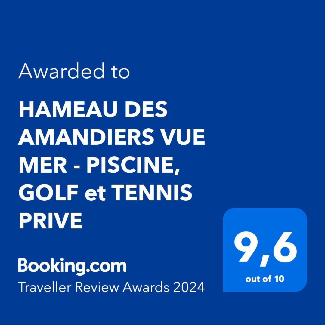 Hameau Des Amandiers Vue Mer - Piscine, Golf Et Tennis Prive Saint-Cyr-sur-Mer Exterior photo